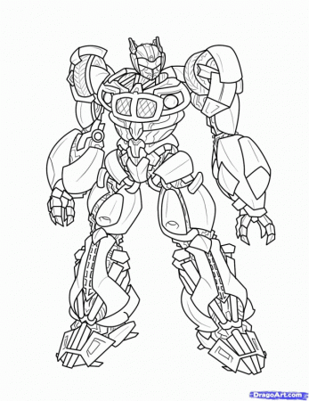 Transformer Bumblebee Coloring Pages Coloring Book Area Best 