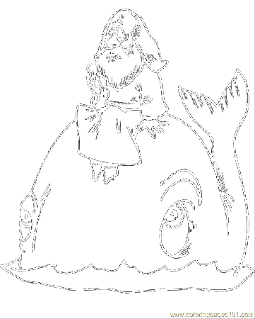 Coloring Pages Bible Story Coloring Page 16 (Mammals > Whale 
