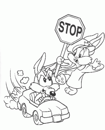 Baby looney tunes Coloring Pages