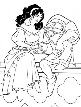 hunchback_noterdam_cl20.jpg (1069×1400) | Disney coloring pages, Cute  disney drawings, Cool coloring pages