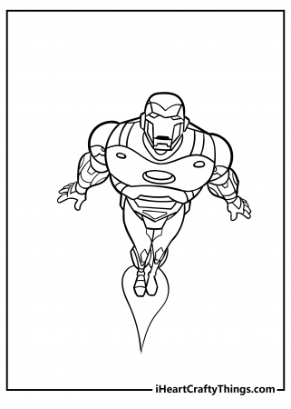 Printable Iron Man Coloring Pages (Updated 2022)