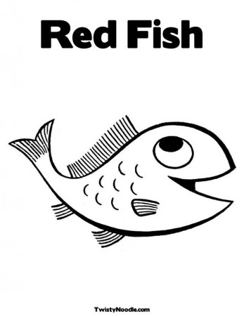 one fish two fish red fish blue fish coloring page - High Quality ...