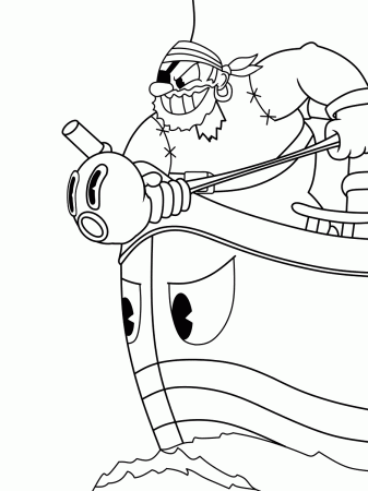 10 Free Printable Cuphead Coloring Pages