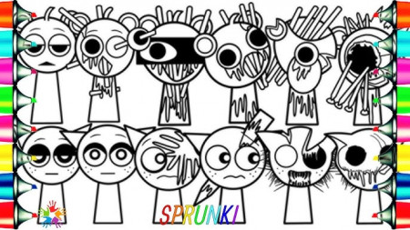 Incredibox SPRUNKI Coloring Pages / Sky ...