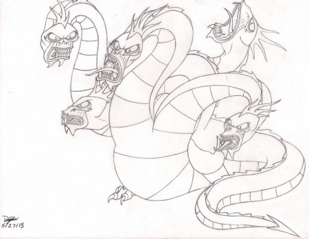 Free hydra coloring pages