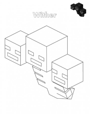 Minecraft Wither Storm Coloring Pages | Minecraft coloring pages, Coloring  pages, Lego coloring pages