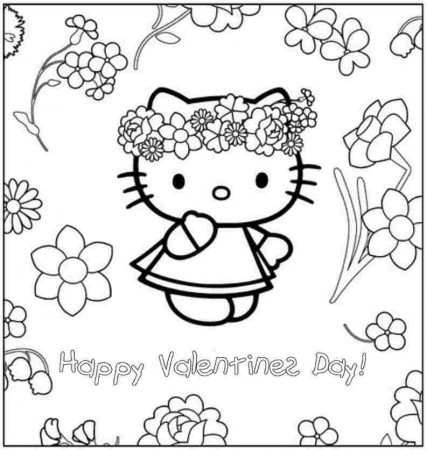 Hello Kitty Coloring pages | Hello ...