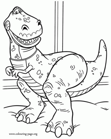 Toy Story - Rex coloring page | Toy story coloring pages, Dinosaur coloring  pages, Disney coloring pages