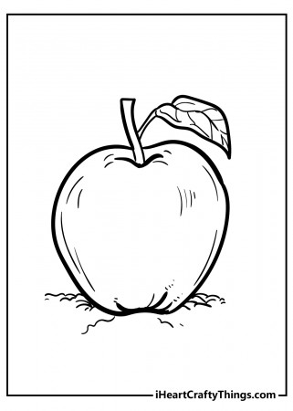 Printable Apple Coloring Pages (Updated 2023)