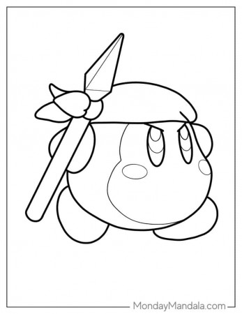 28 Kirby Coloring Pages (Free PDF Printables)
