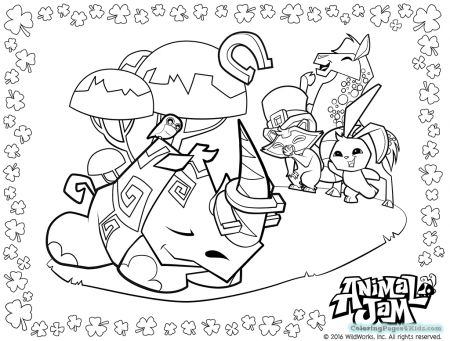 Animal Jam Coloring Pages - Coloring Pages For Kids