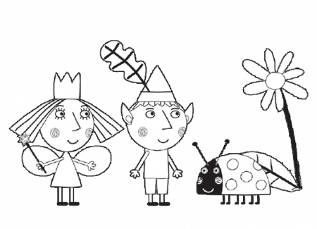 Ben And Holly Coloring Pages at GetDrawings | Free download