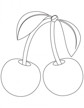 Cherry cherry coloring page | Download Free Cherry cherry ...