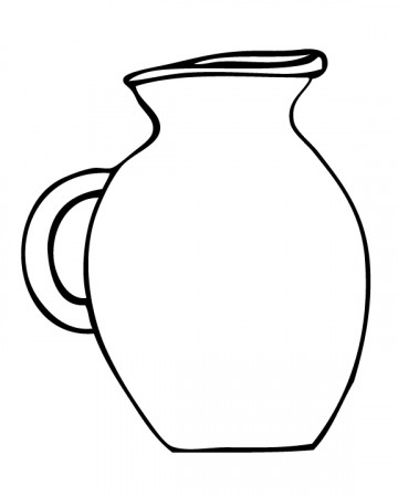 Jug coloring pages