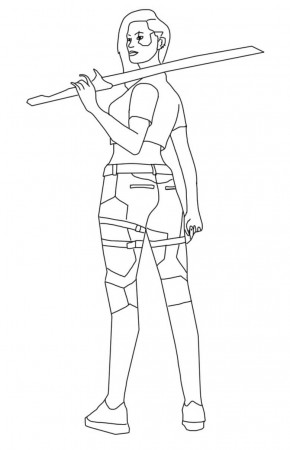 Cyberpunk 2077 Judy Alvarez Coloring Page - Free Printable Coloring Pages  for Kids