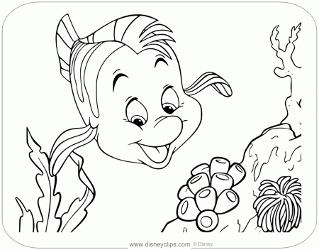 The Little Mermaid Coloring Pages (5 ...