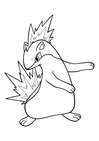 156 - Quilava coloring pages, Pokemon coloring pages - Colorings.cc
