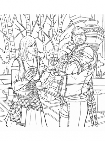 Kids-n-fun.com | Coloring page The Witcher the witcher 18