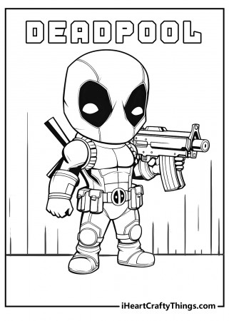 Printable Deadpool Coloring Pages ...