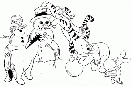 Winter Coloring Pages Toddlers - Coloring Page