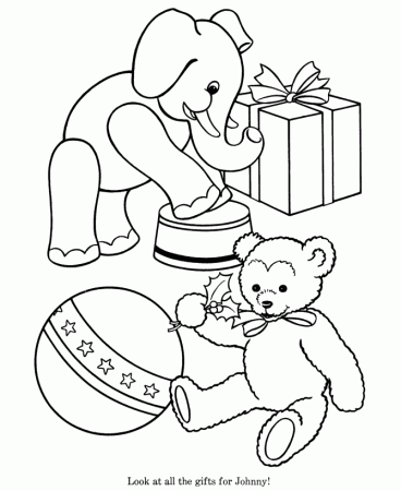 Toys - Coloring Pages for Kids and for Adults