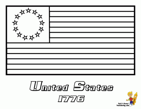 Fearless American Flag Coloring | America Flags | Free| Military ...