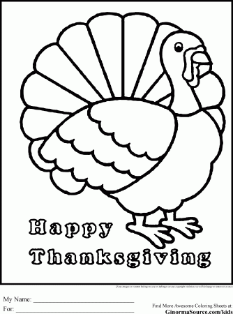 10 Pics of Turkey Coloring Pages Black And White - Happy ...