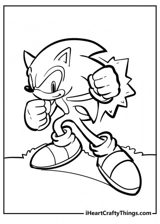 Sonic The Hedgehog Coloring Pages - 100% Free (2023)