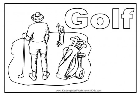 Free Golf Coloring Page, Download Free Golf Coloring Page png images, Free  ClipArts on Clipart Library