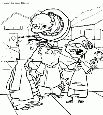 Ed, Edd n Eddy color page | Cartoon coloring pages, Coloring pages, Cartoon  drawings sketches