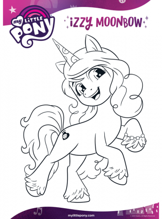 Kids-n-fun.com | Coloring page My Little Pony Next Generation Izzy Moonbow