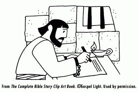 Apostle John Coloring Page - Coloring Pages For All Ages