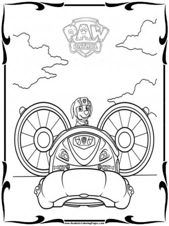Paw Patrol Coloring Sheets Free | Realistic Coloring Pages