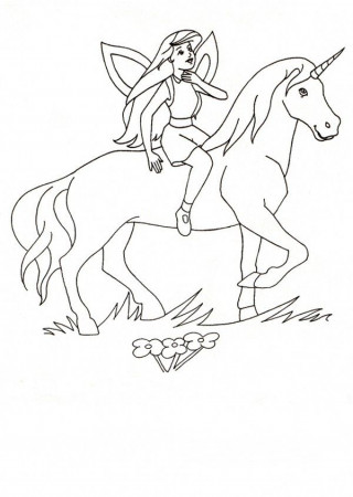 Unicorn Coloring Pages Picture 2 – Unicorn Coloring Pages ...