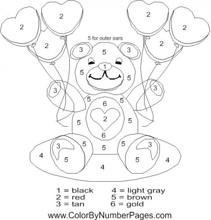 Color by Number Coloring Pages