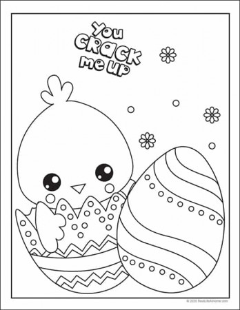 Free Easter Coloring Pages Printable Set with Bunnies, Chicks, and Eggs