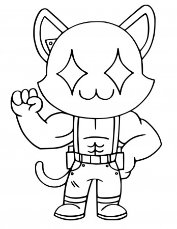 Ghost Meowscles Coloring Pages - Coloring Cool