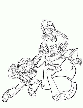 Drawing Buzz Lightyear of Star Command #46698 (Cartoons) – Printable coloring  pages