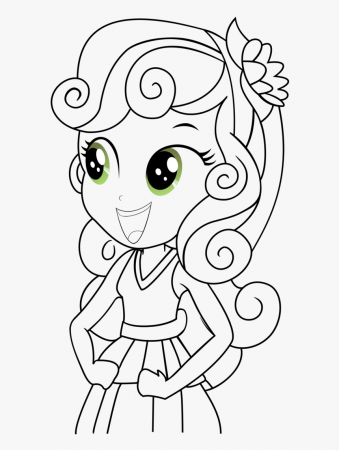 My Little Pony Coloring Pages Rainbow Dash Equestria - My Little Pony  Equestria Girls Drawing Step, HD Png Download - kindpng