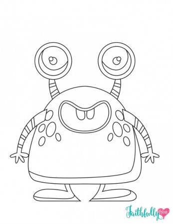 Monster Coloring Pages {Free Printables} | Monster coloring pages, Coloring  pages, Halloween coloring sheets