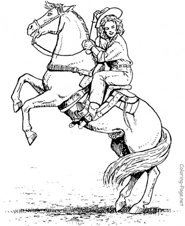 Horse Coloring Page - Horse rider | Horse coloring pages, Horse coloring  books, Horse coloring