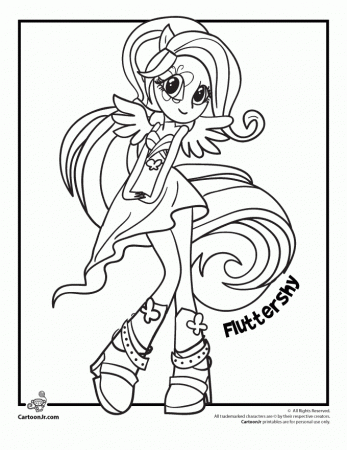 My Little Pony Equestria Girl Coloring Pages To Print ...