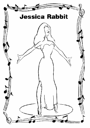 Roger Rabbit Coloring Pages