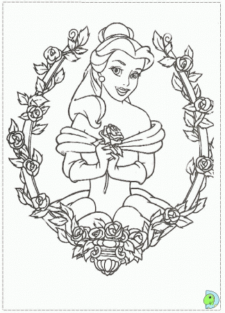 The Beauty and the Beast Coloring page- DinoKids.org