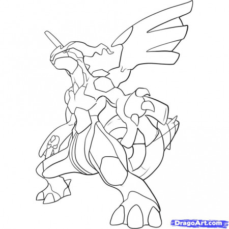 The best free Zekrom coloring page images. Download from 38 free ...