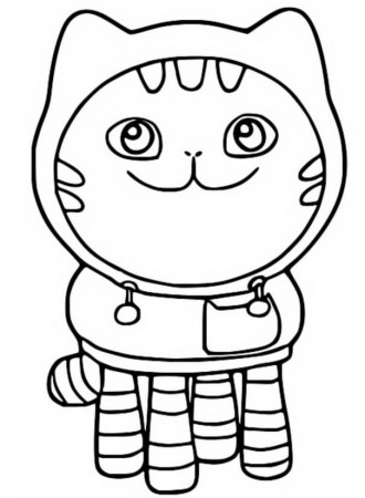 DJ Catnip from Gabby's Dollhouse Coloring Page - Free Printable Coloring  Pages for Kids