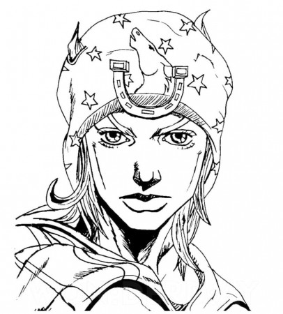 Johnny Joestar from Jojo's Bizarre Adventure Coloring Page - Free Printable Coloring  Pages for Kids