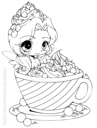 Hot Cocoa Emiko - Lineart by YamPuff ...