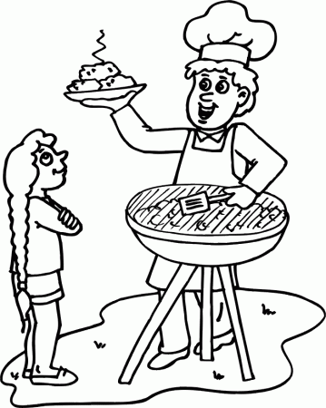 Cookout Coloring Pages - Best Coloring Pages For Kids