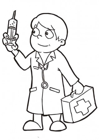 Pin on Doctor Coloring Pages